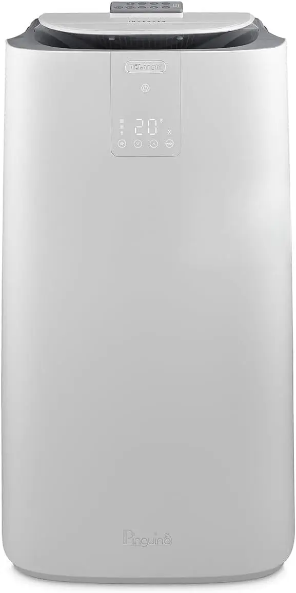 De'Longhi Pinguino GentleJet Inverter – Mobile Klimaanlage 3-in-1 mit Luftentfeuchter & Ventilator, 13000 BTU/h für Räume 130 m³, leiser Betrieb, Energieeffizienzklasse A+, Weiß (PACAP130IGENTLEJET)