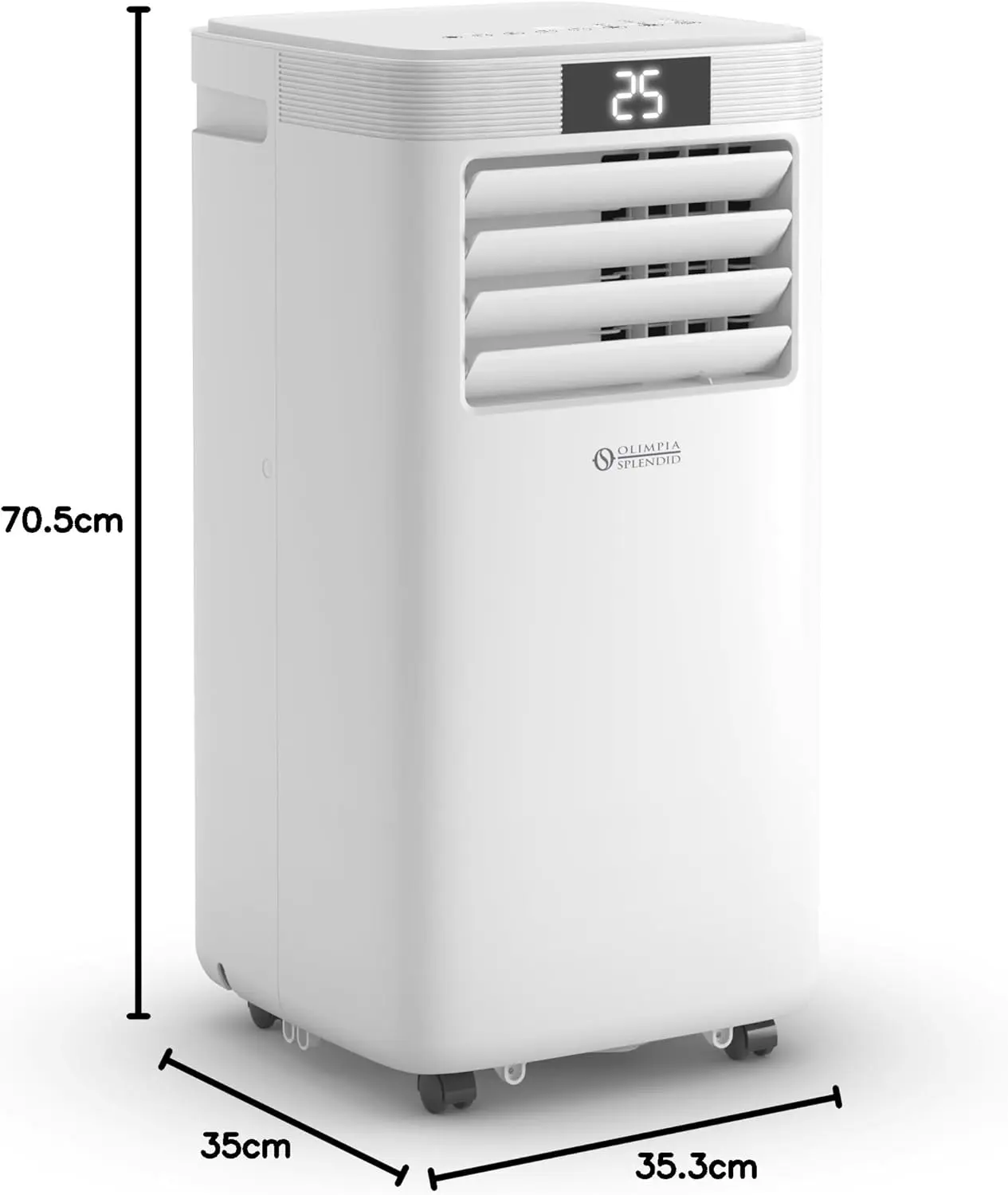 Lufte acondicionado Olimpia Splendid DOLCECLIMA 10 HP WIFI 10.000 BTU/h Portátil Bomba de Calor WiFi vue 8