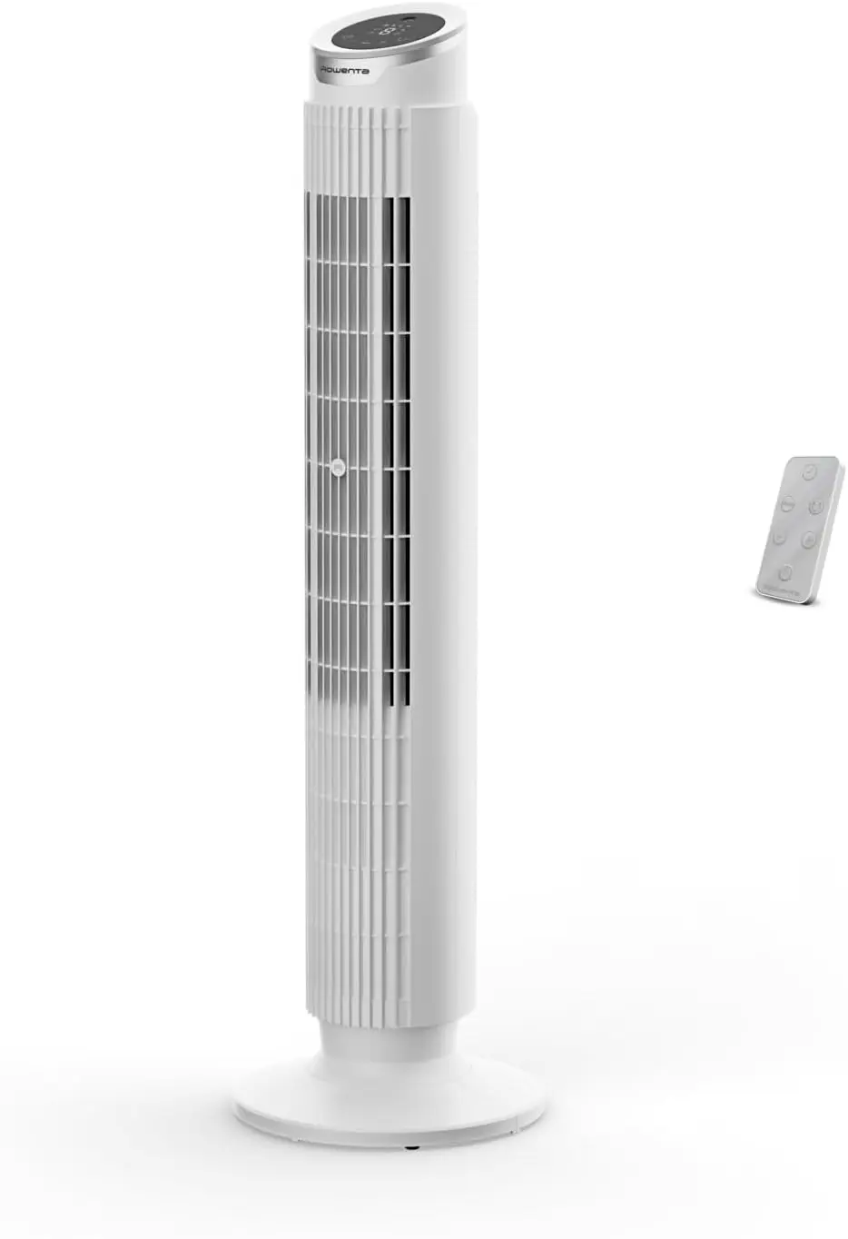 Rowenta Eole Silence Force Turmventilator, leistungsstark, Silent-Modus, 8 Geschwindigkeitsstufen, 4 Automatikmodi, Timer, 90°-Schwenkung, Fernbedienung, Staubschutzabdeckung, Weiß, VU7025F0